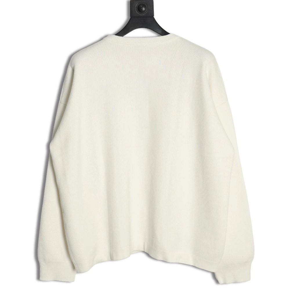 Loewe pocket jacquard sweater,Loewe Sweatshirt,Sweatshirt,APPAREL