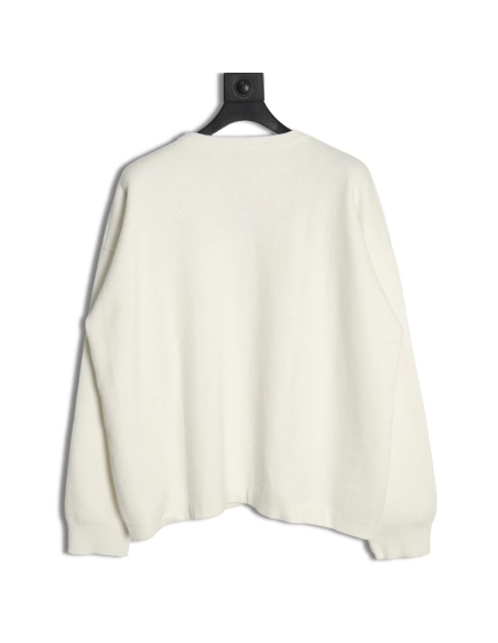 Loewe pocket jacquard sweater,Loewe Sweatshirt,Sweatshirt,APPAREL
