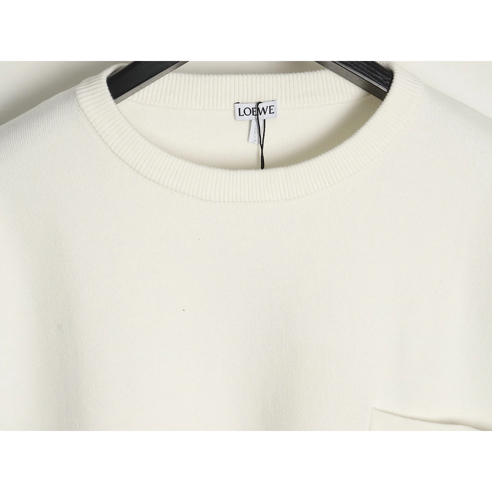 Loewe pocket jacquard sweater,Loewe Sweatshirt,Sweatshirt,APPAREL