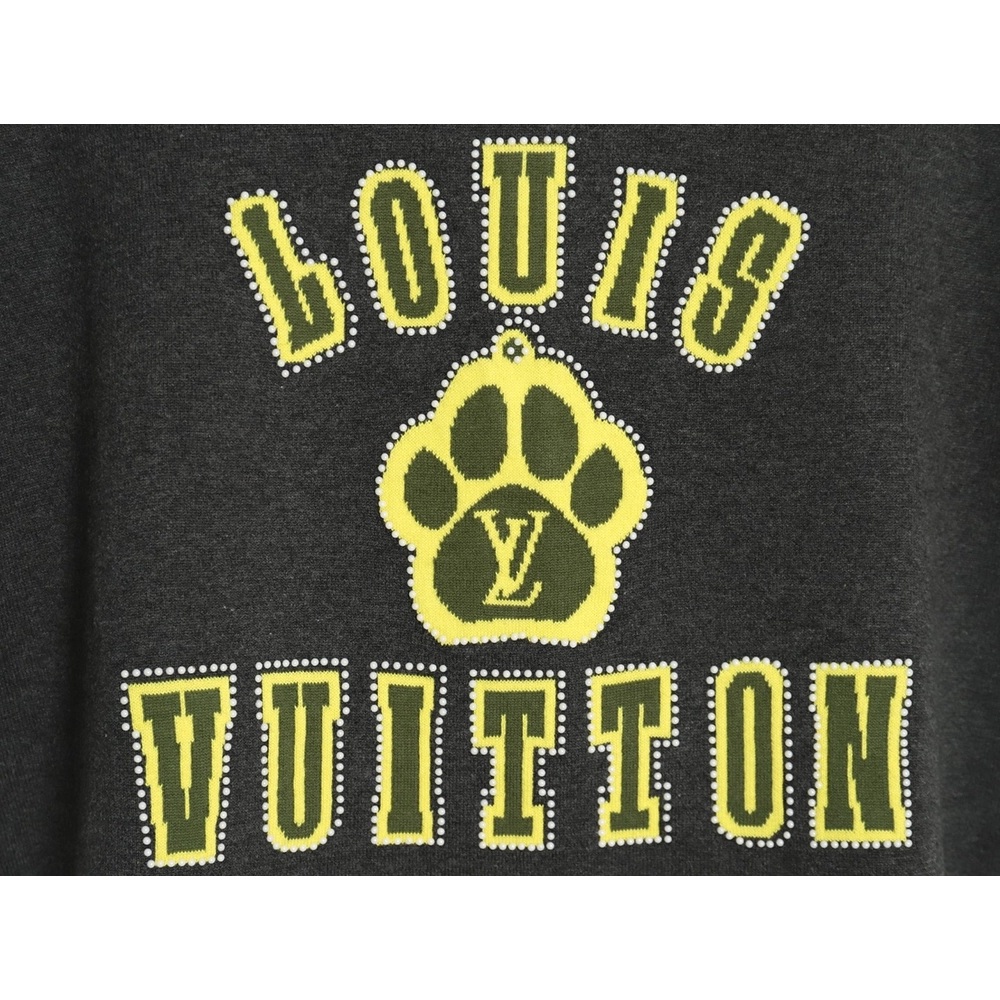 Louis Vuitton yellow knitted shortsleeved Tshirt,Louis Vuitton T Shirt,Tshirt,APPAREL