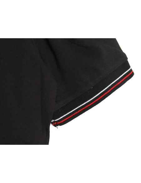 Prada small embroidered logo red edge shortsleeved polo shirt,Prada Shirt,Shirt,APPAREL