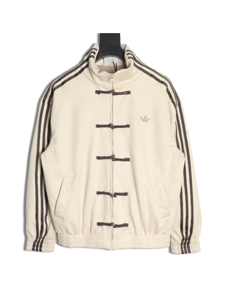 Adidas New Chinese Suede Tang Suit Jacket,ADIDAS Jacket,Jacket,APPAREL