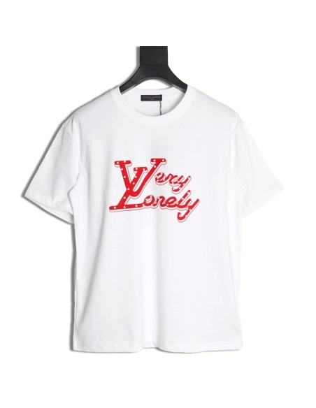 Louis Vuitton Pearl Slogan Print Short Sleeves,Louis Vuitton T Shirt,Tshirt,APPAREL