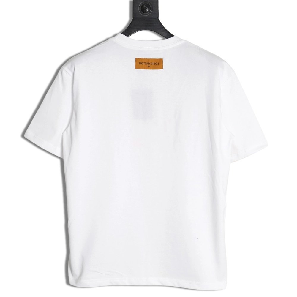 Louis Vuitton Pearl Slogan Print Short Sleeves,Louis Vuitton T Shirt,Tshirt,APPAREL
