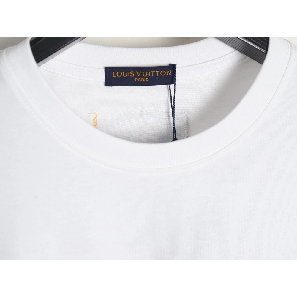 Louis Vuitton Pearl Slogan Print Short Sleeves,Louis Vuitton T Shirt,Tshirt,APPAREL
