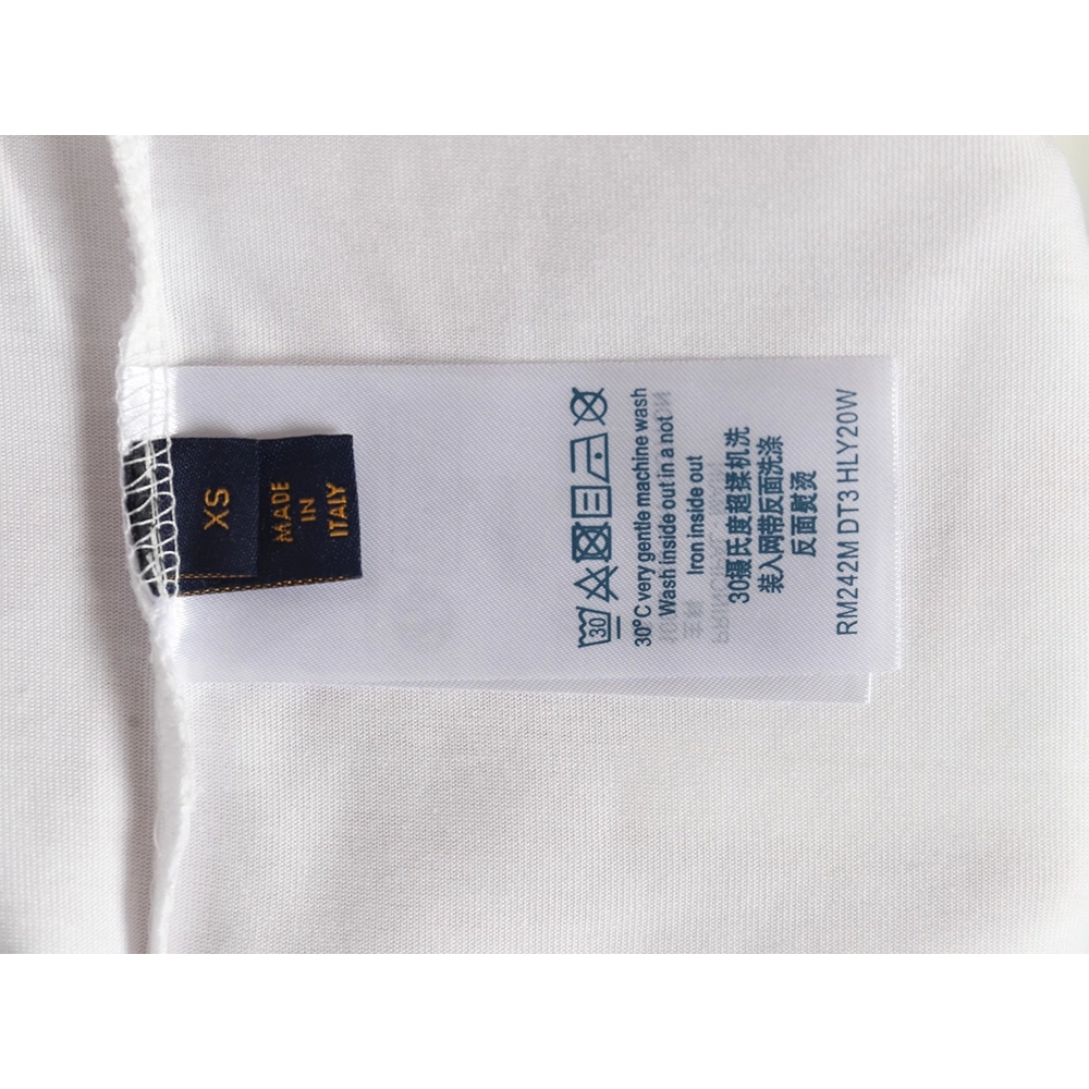 Louis Vuitton Pearl Slogan Print Short Sleeves,Louis Vuitton T Shirt,Tshirt,APPAREL