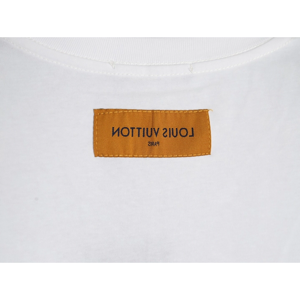 Louis Vuitton Pearl Slogan Print Short Sleeves,Louis Vuitton T Shirt,Tshirt,APPAREL