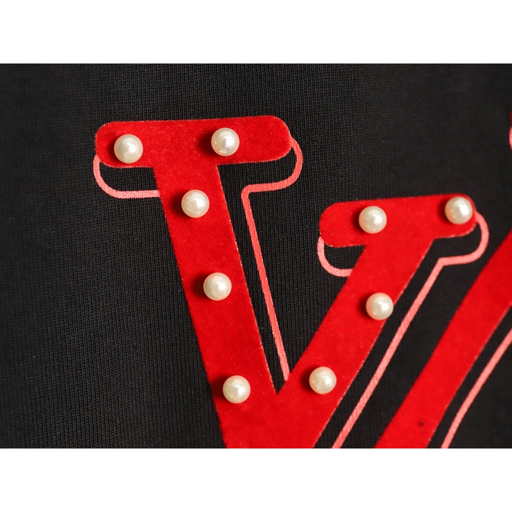 Louis Vuitton Pearl Slogan Print Short Sleeves,Louis Vuitton T Shirt,Tshirt,APPAREL