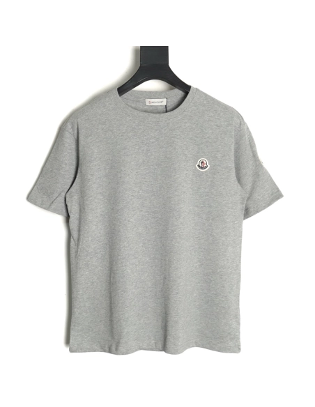 Moncler embroidered letter jacquard shortsleeved Tshirt,Moncler T Shirt,Tshirt,APPAREL