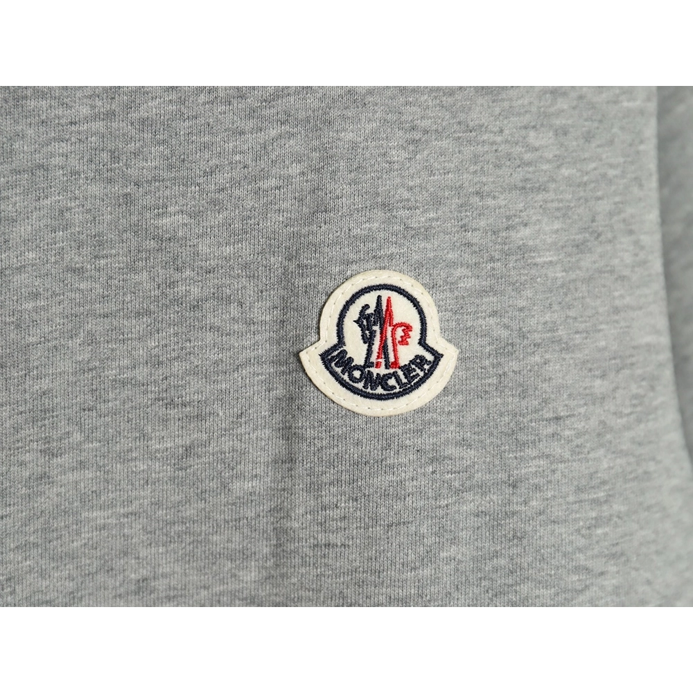 Moncler embroidered letter jacquard shortsleeved Tshirt,Moncler T Shirt,Tshirt,APPAREL
