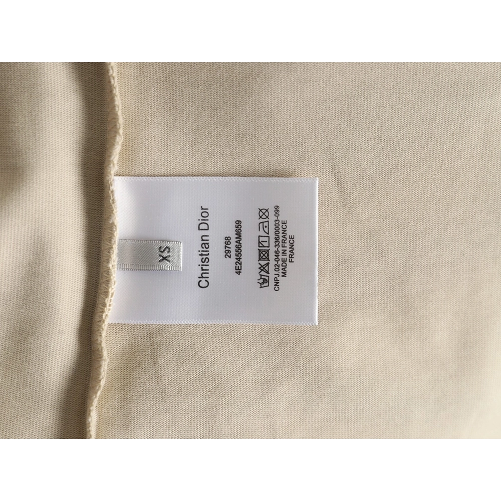 Dior Letter Patch Embroidered Short Sleeve TShirt,Dior T Shirt,Tshirt,APPAREL