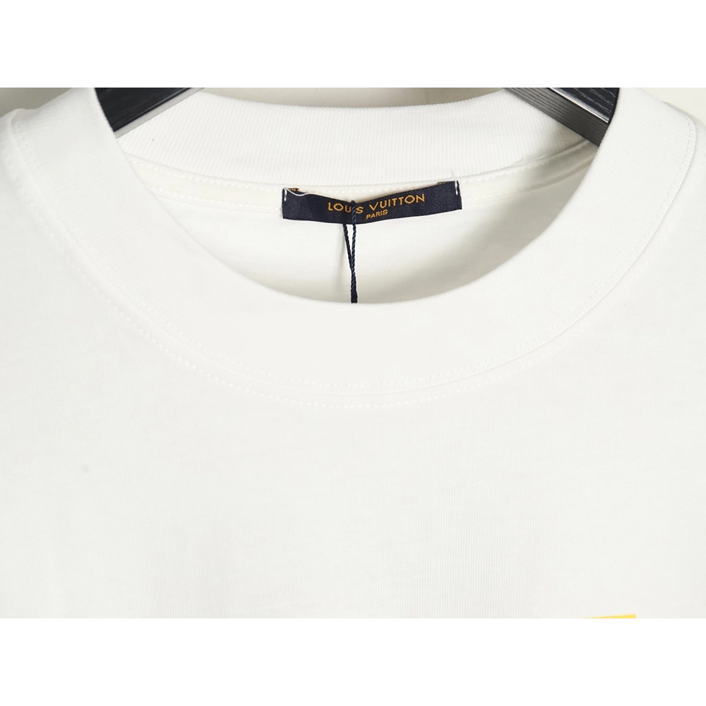 Louis Vuitton Chest Lettering Print Short Sleeve Tshirt,Louis Vuitton T Shirt,Tshirt,APPAREL