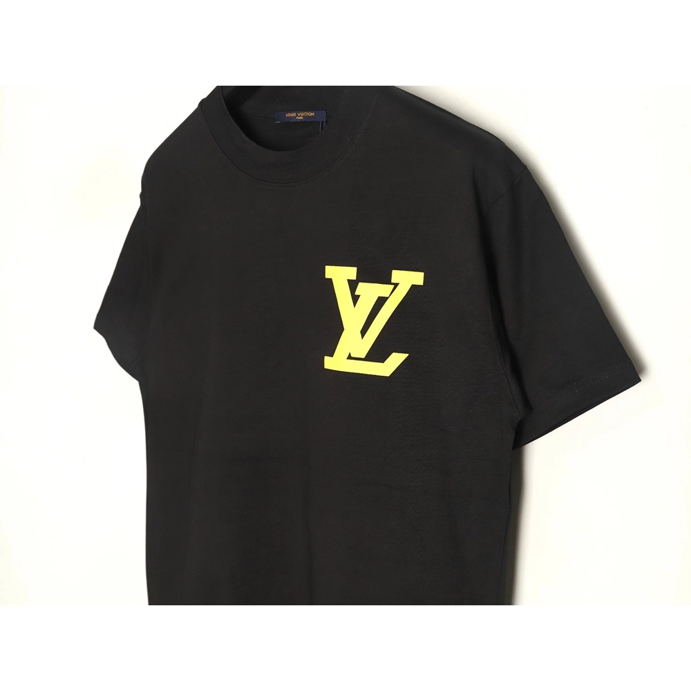 Louis Vuitton Chest Lettering Print Short Sleeve Tshirt,Louis Vuitton T Shirt,Tshirt,APPAREL