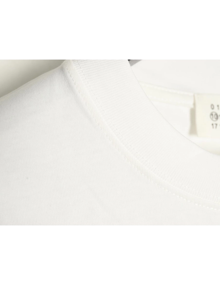 Maison Margiela musical note letter print shortsleeved Tshirt,Maison Margiela T Shirt,Tshirt,APPAREL