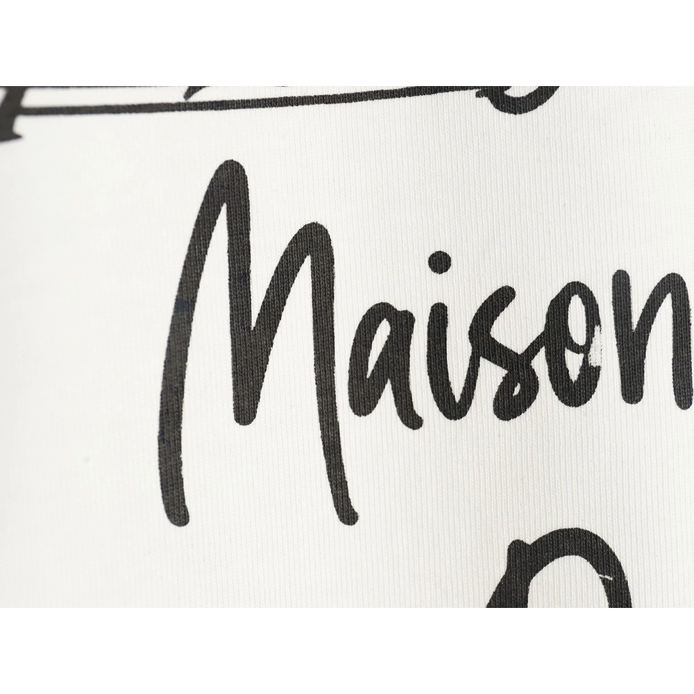 Maison Margiela musical note letter print shortsleeved Tshirt,Maison Margiela T Shirt,Tshirt,APPAREL