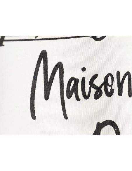 Maison Margiela musical note letter print shortsleeved Tshirt,Maison Margiela T Shirt,Tshirt,APPAREL