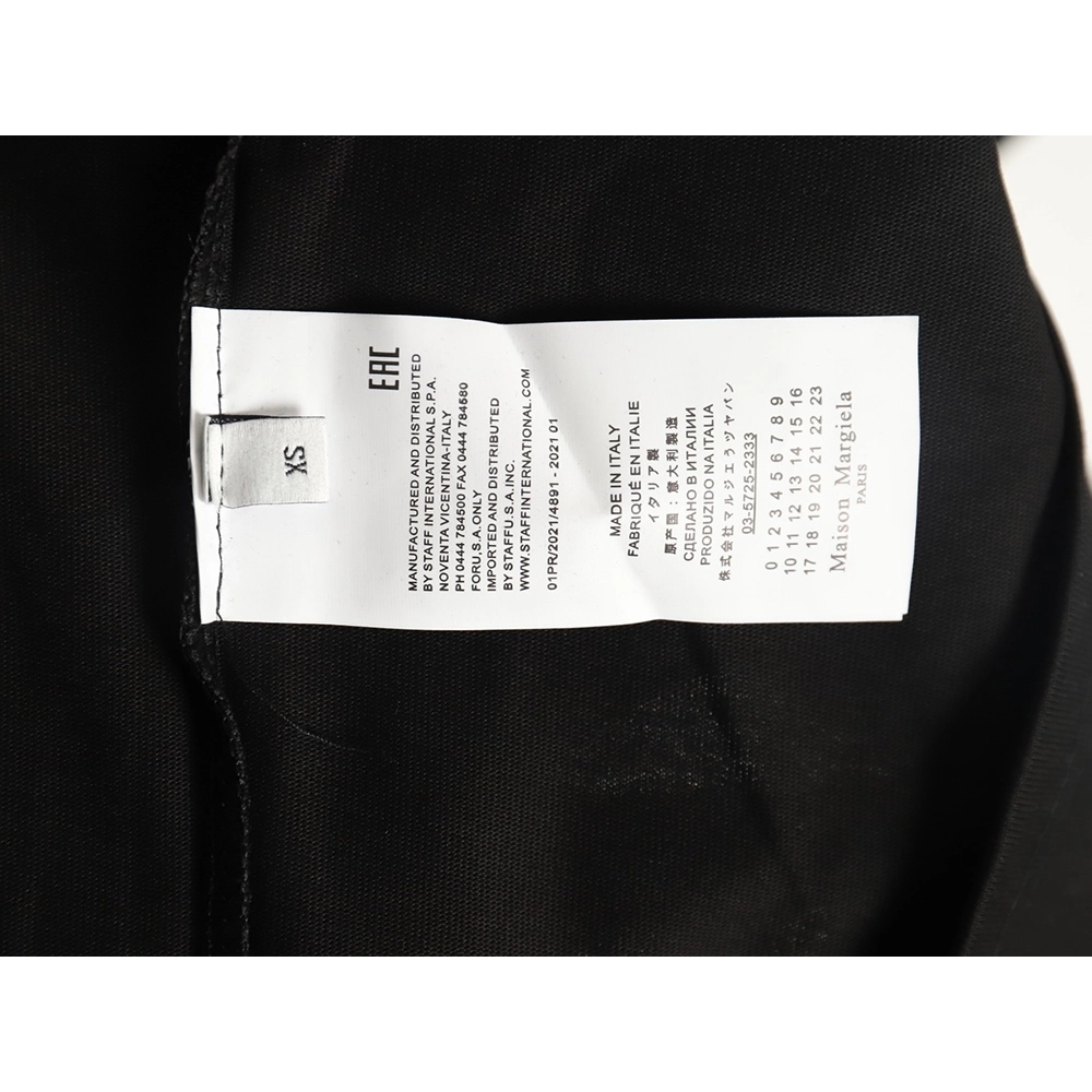 Maison Margiela musical note letter print shortsleeved Tshirt,Maison Margiela T Shirt,Tshirt,APPAREL