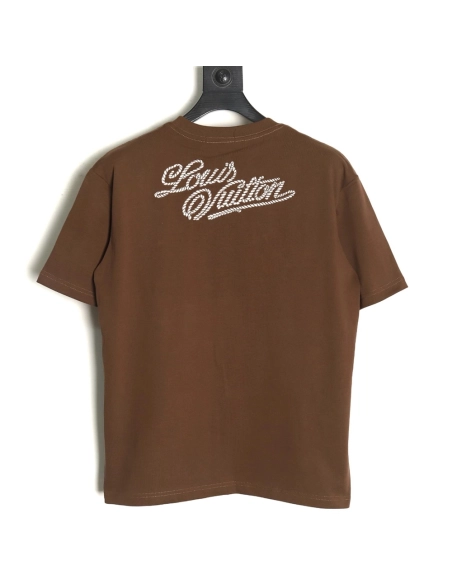 Louis Vuitton Rope Knot Embroidered Short Sleeve,Louis Vuitton T Shirt,Tshirt,APPAREL