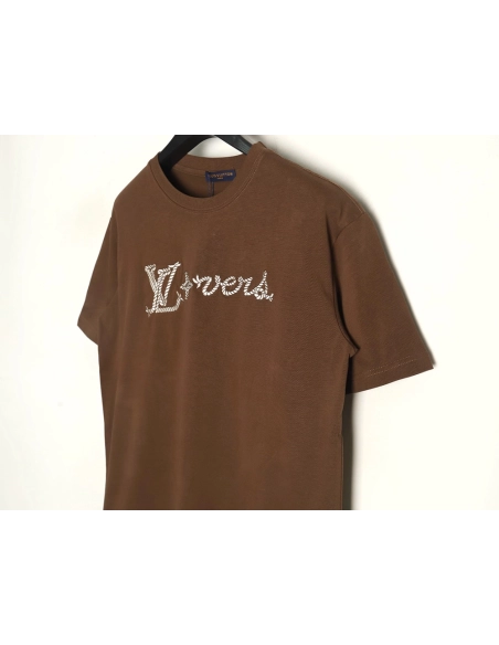 Louis Vuitton Rope Knot Embroidered Short Sleeve,Louis Vuitton T Shirt,Tshirt,APPAREL