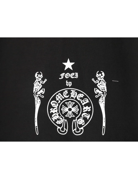 Chrome Hearts Skull Cartoon Short Sleeve TShirt,Chrome Hearts T Shirt,Tshirt,APPAREL
