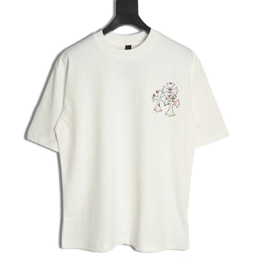 Chrome Hearts Sanskrit cross embroidered Tshirt,Chrome Hearts T Shirt,Tshirt,APPAREL