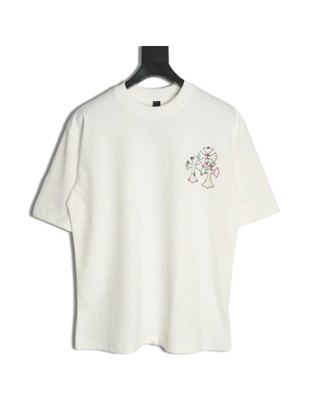 Chrome Hearts Sanskrit cross embroidered Tshirt,Chrome Hearts T Shirt,Tshirt,APPAREL
