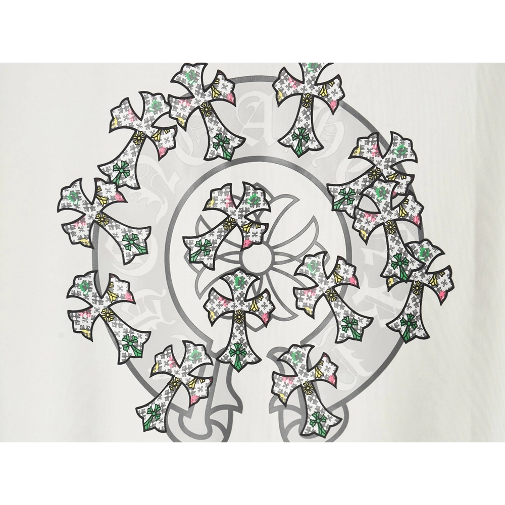 Chrome Hearts Sanskrit cross embroidered Tshirt,Chrome Hearts T Shirt,Tshirt,APPAREL