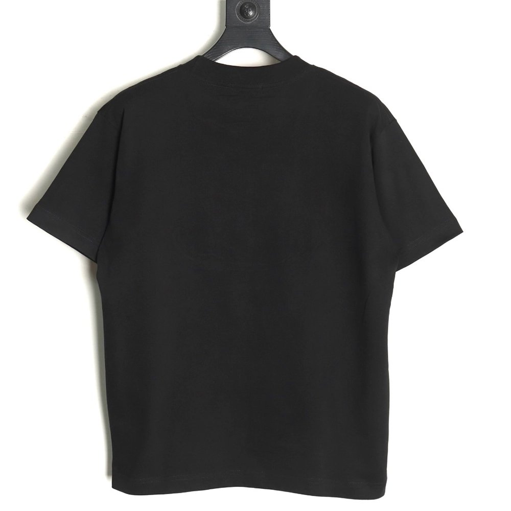Prada Overlapping Logo Lettering Embroidered Short Sleeve TShirt,Prada T Shirt,Tshirt,APPAREL