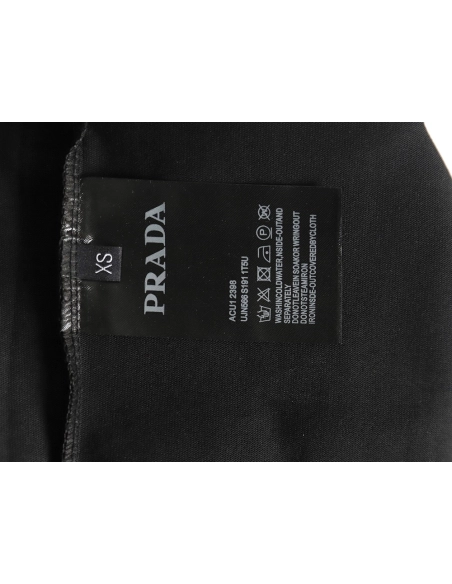 Prada Overlapping Logo Lettering Embroidered Short Sleeve TShirt,Prada T Shirt,Tshirt,APPAREL