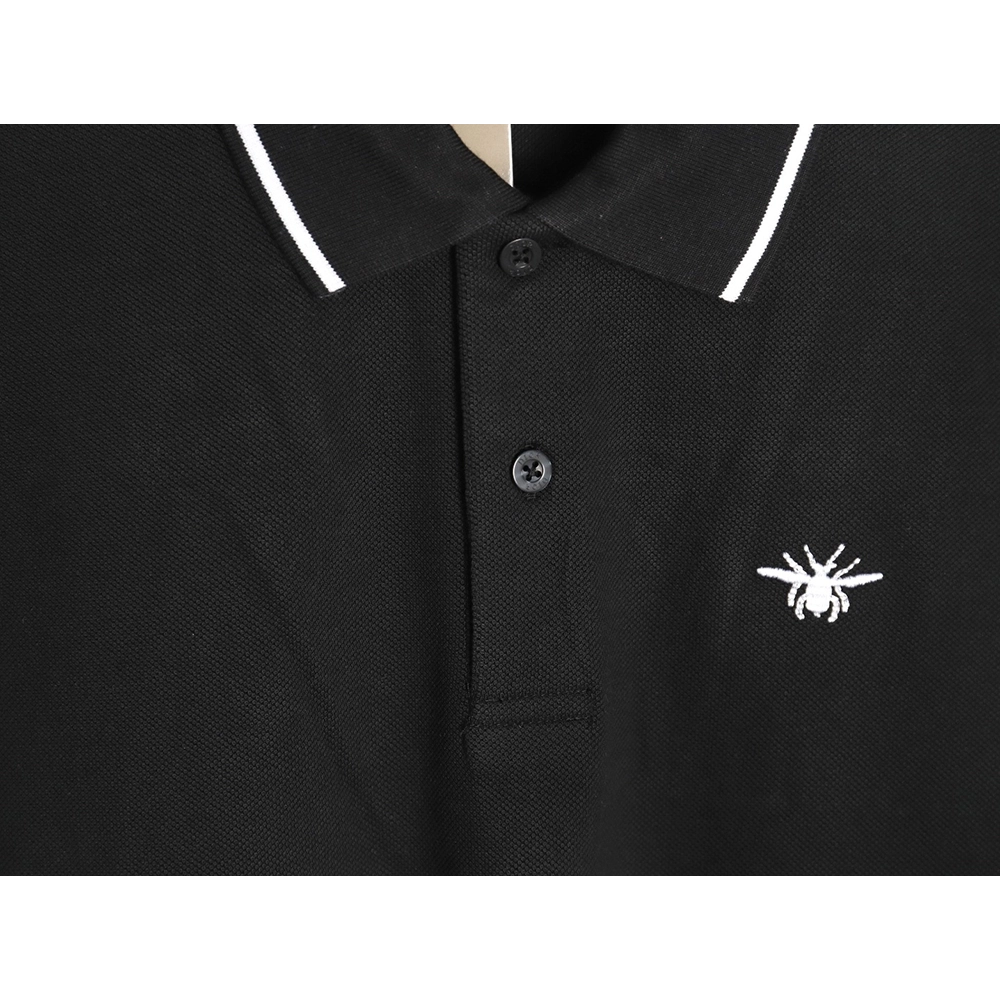 Dior little bee embroidered LOGO shortsleeved POLO shirt,Dior Shirt,Shirt,APPAREL