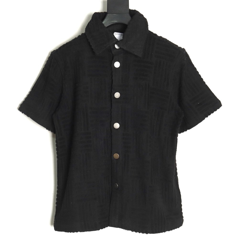 Bottega Veneta Towel Weave Short Sleeve Shirt TSK1,Bottega Veneta