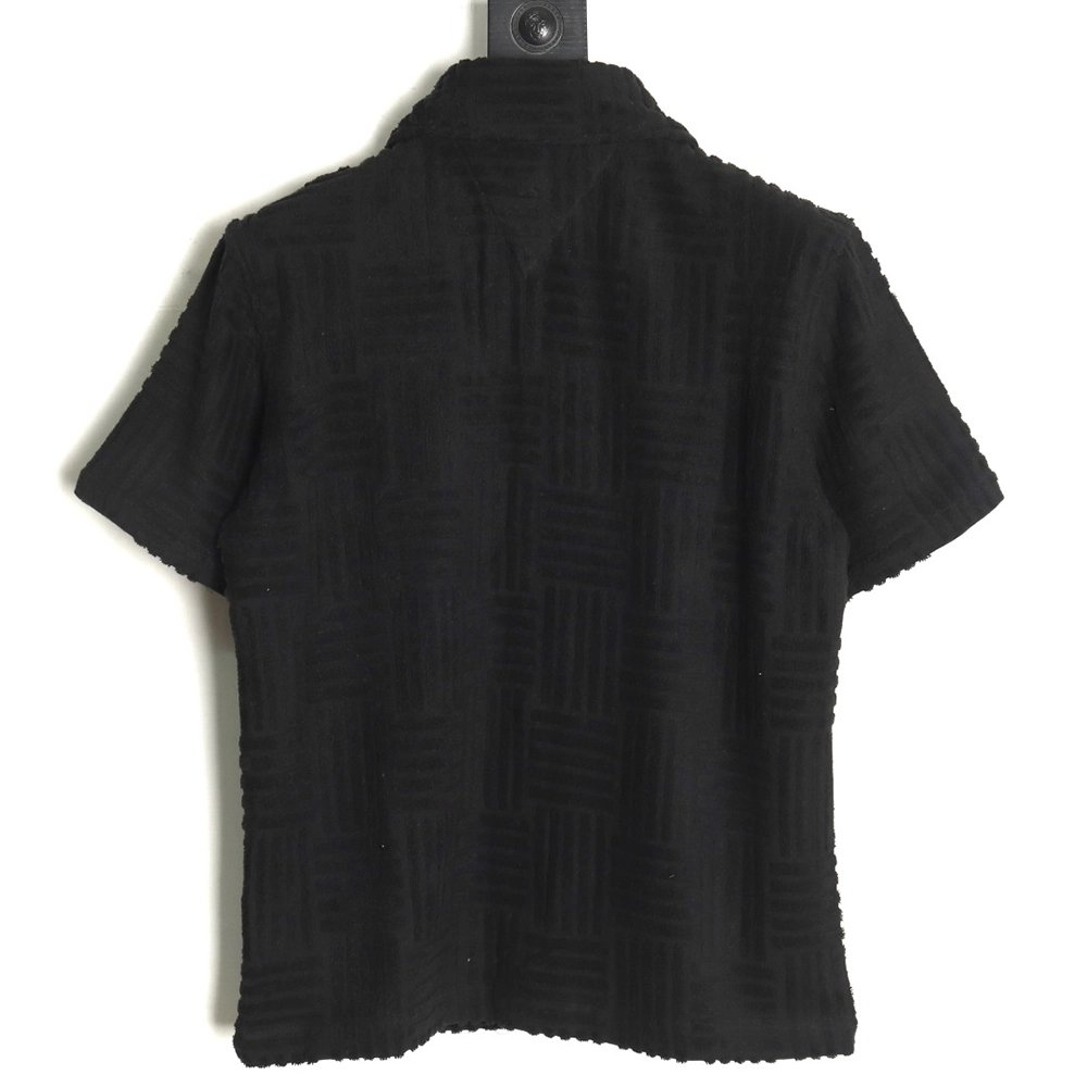 Bottega Veneta Towel Weave Short Sleeve Shirt TSK1,Bottega Veneta