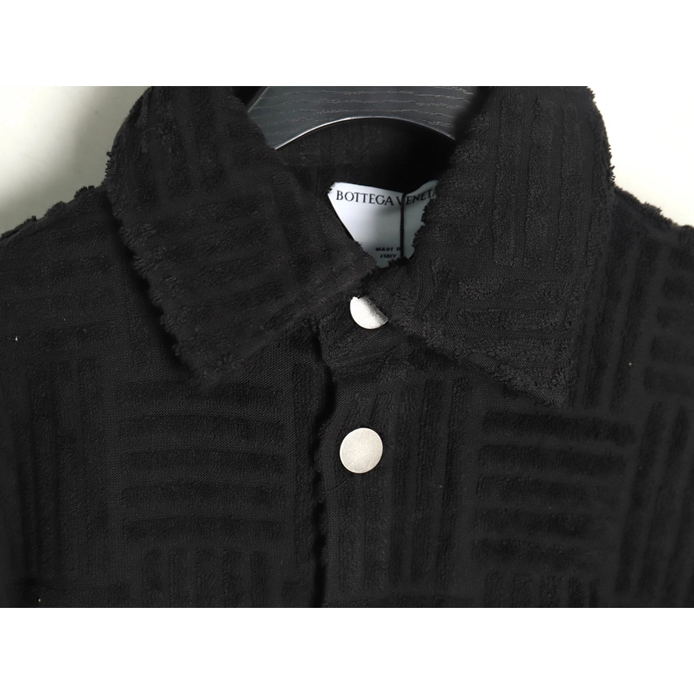 Bottega Veneta Towel Weave Short Sleeve Shirt TSK1,Bottega Veneta