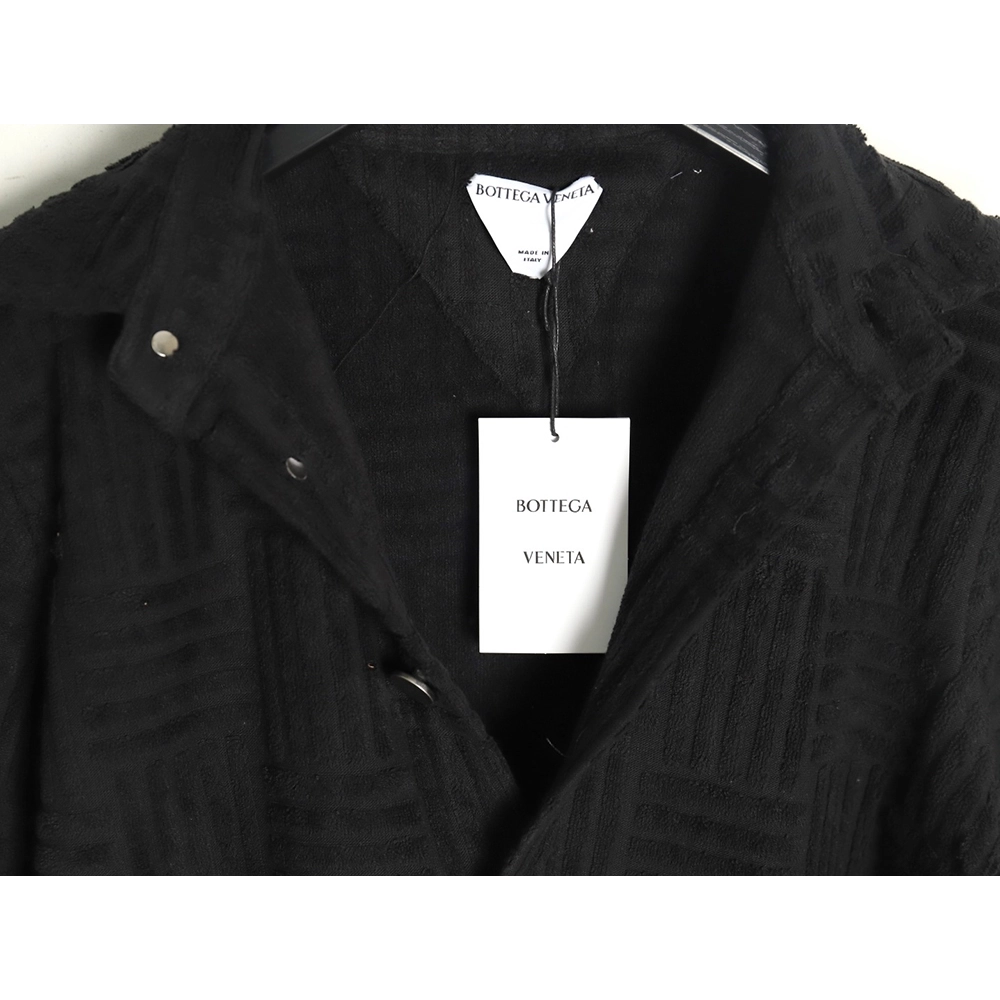 Bottega Veneta Towel Weave Short Sleeve Shirt TSK1,Bottega Veneta
