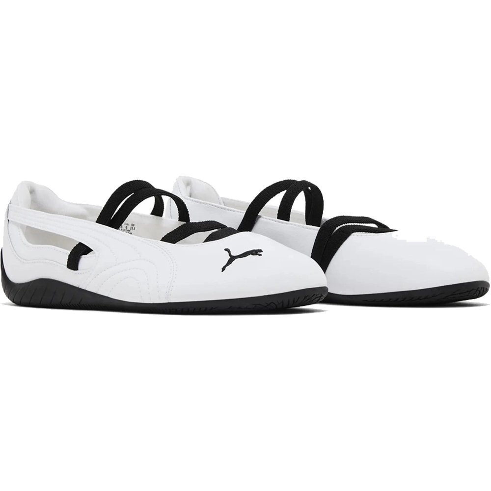 Wmns Speedcat Ballet Leather White Black,PUMA