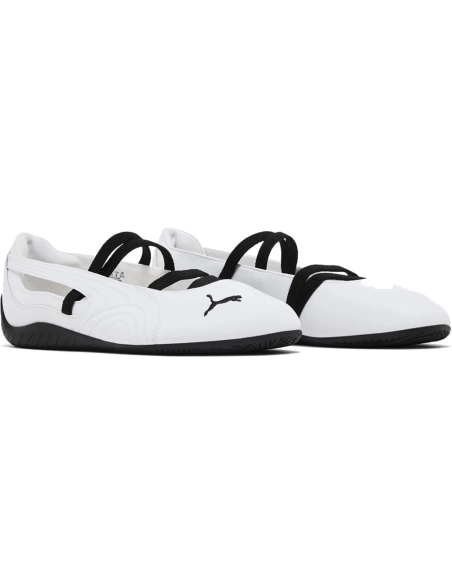 Wmns Speedcat Ballet Leather White Black,PUMA