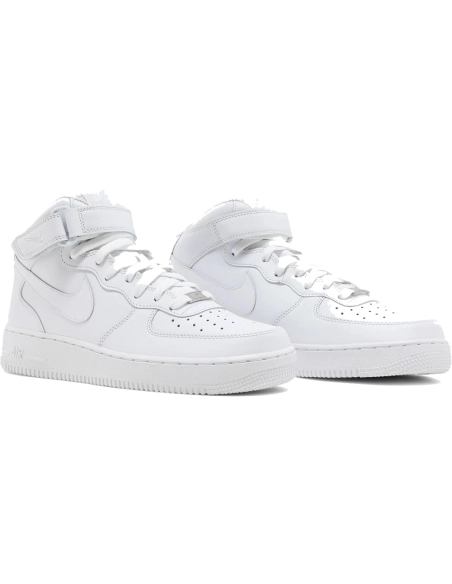 Air Force 1 Mid 07 Triple White,NIKE AIR FORCE