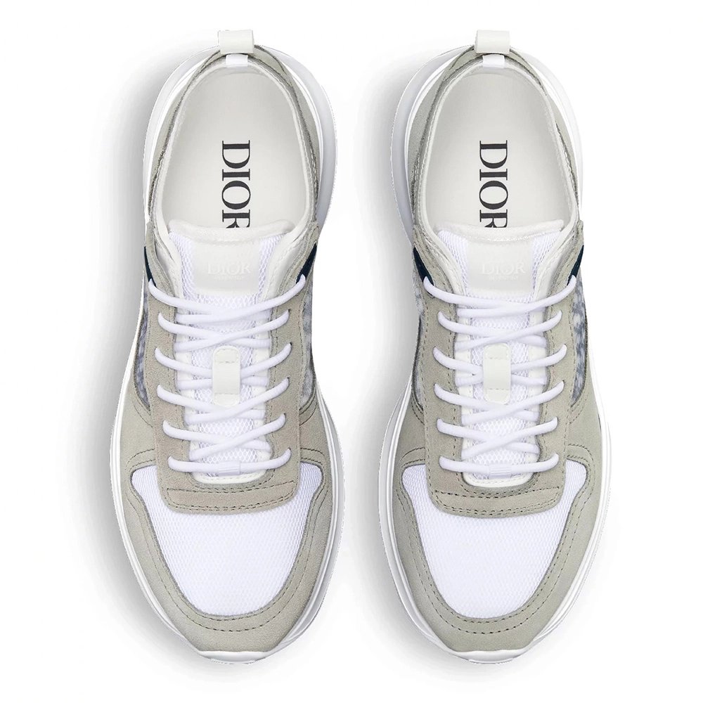 Dior B25 Runner Sneaker Gray and White,DIOR B25
