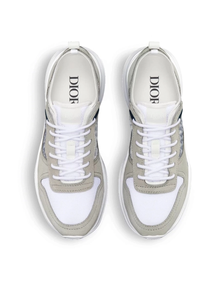 Dior B25 Runner Sneaker Gray and White,DIOR B25