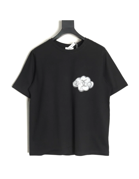 Chanel hand-painted graffiti letters short sleeve TSK1,Chanel