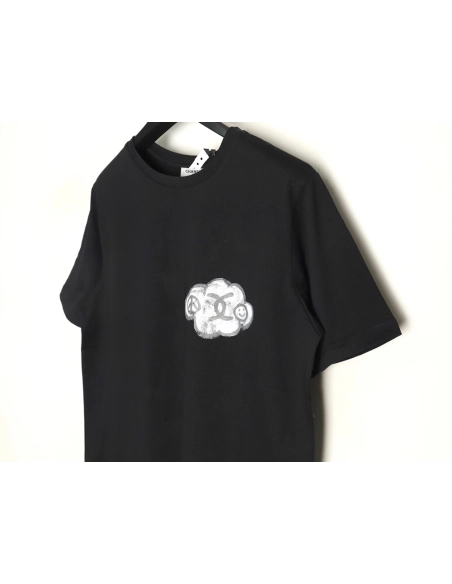 Chanel hand-painted graffiti letters short sleeve TSK1,Chanel