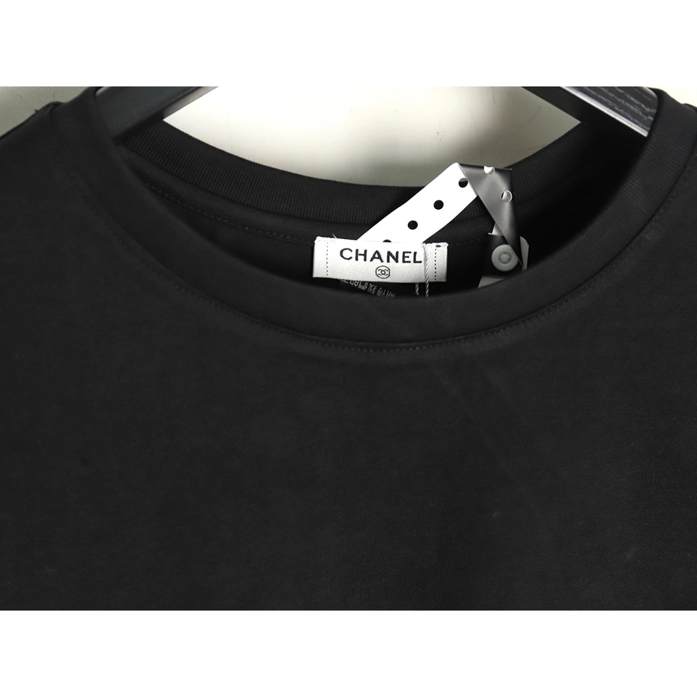 Chanel hand-painted graffiti letters short sleeve TSK1,Chanel