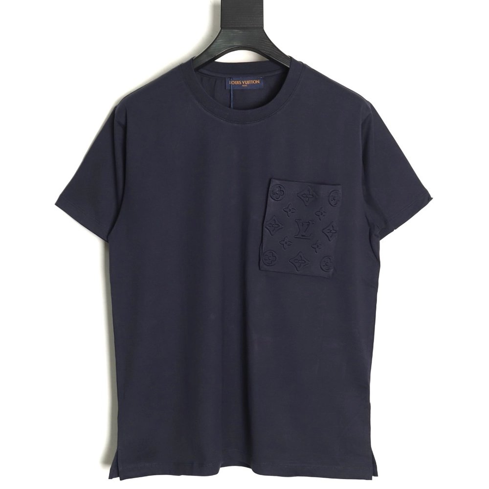 Louis Vuitton dark pattern presbyopic pocket short sleeves TSK1,Louis Vuitton