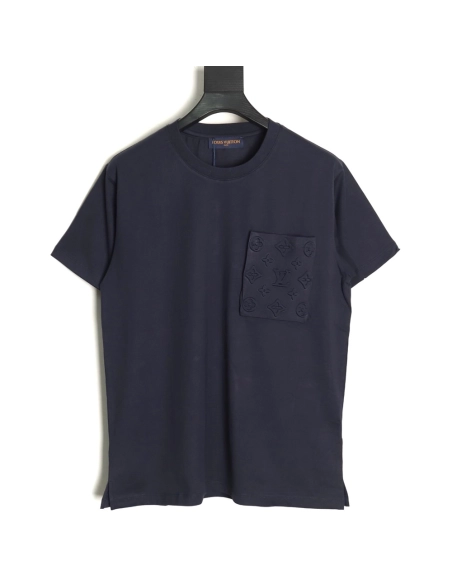Louis Vuitton dark pattern presbyopic pocket short sleeves TSK1,Louis Vuitton