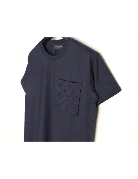Louis Vuitton dark pattern presbyopic pocket short sleeves TSK1,Louis Vuitton