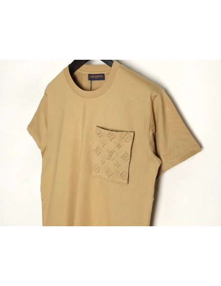 Louis Vuitton dark pattern presbyopic pocket short sleeves,Louis Vuitton