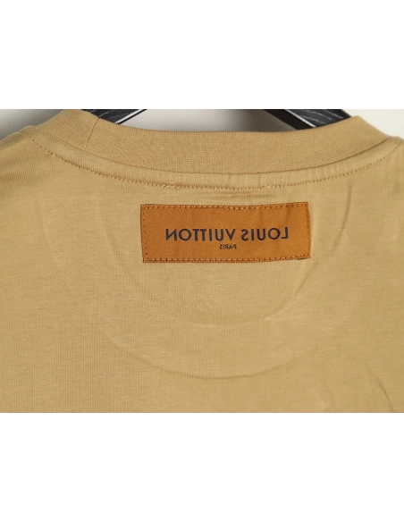 Louis Vuitton dark pattern presbyopic pocket short sleeves,Louis Vuitton
