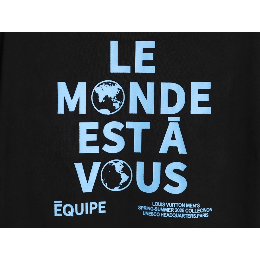 Louis Vuitton Pharrell Designed Show Staff Short-Sleeved T-Shirt TSK1,Louis Vuitton