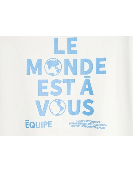 Louis Vuitton Pharrell Designed Show Staff Short-Sleeved T-Shirt,Louis Vuitton