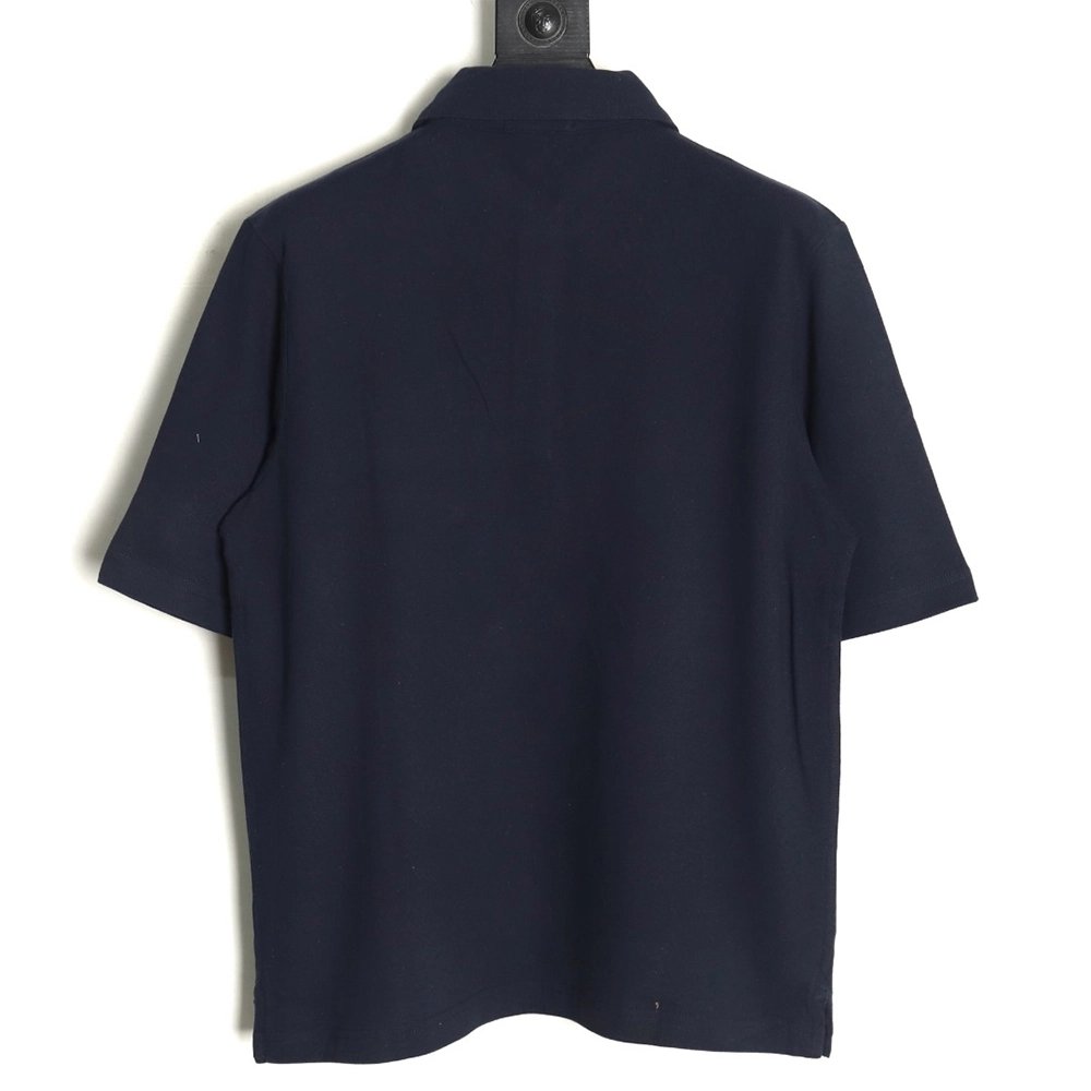 Hermes Double Pocket Polo Short Sleeve T-Shirt TSK1,Hermes